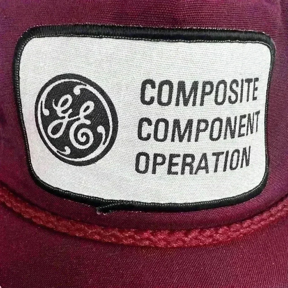 Vintage GE Strapback Hat Patch - Composite Component Operation - Picture 13 of 13